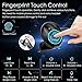 True Wireless Earbuds Bluetooth 5.0 Auto Pairing Wireless Earphones IPX7 Waterproof Sport Bluetooth Headphones with 3500Mah Charge Case and Mic HD Calls Noise Reduce Earbuds for iPhone Android Black
