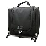 Mister Bag Hanging Toiletry Bag Travel Organizer Bathtoom Toiletries Bag Water Resistant with Mesh Pockets - for Bathroom Accessories Dopp / Shaving Kit, Liquids | TSA Compliant