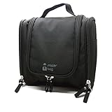 Mister Bag Hanging Toiletry Bag Travel Organizer Bathtoom Toiletries Bag Water Resistant with Mesh Pockets - for Bathroom Accessories Dopp / Shaving Kit, Liquids | TSA Compliant