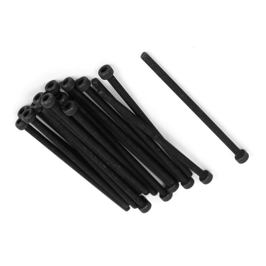 MACHSWON M2.5x50mm Hex Socket Head Cap Screws Bolts Full Thread 12.9 Grade Alloy Steel Black Oxide Finish Allen Socket Drive Machine Screws 20Pcs — image 1