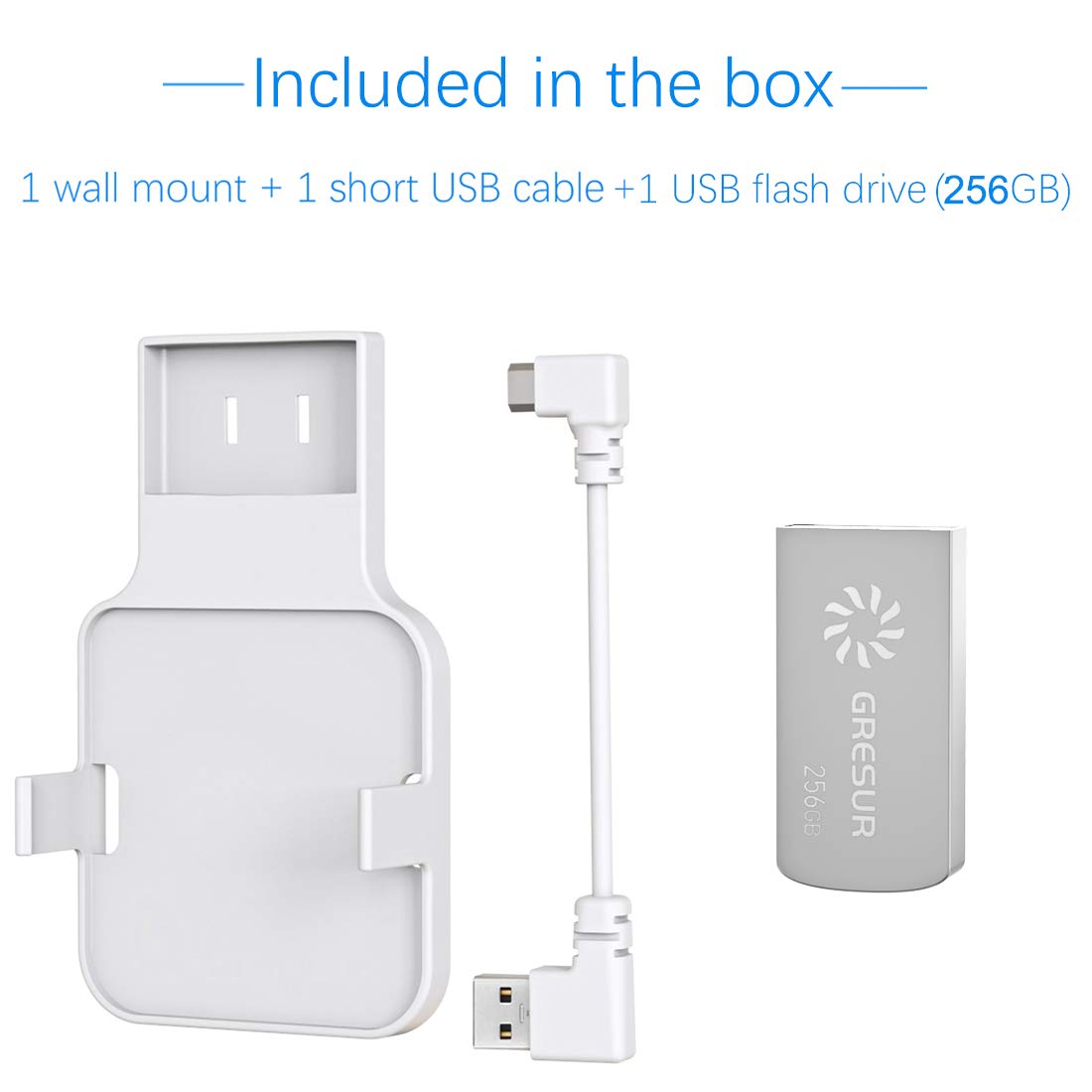 256GB USB Flash Drive for Local Video Storage with The Blink Sync Module 2 Mount (Blink Add-On Sync Module 2 is NOT Included)