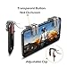 TOPMIXER, Mobile Game Controller PUBG Clip Controller Joystick Joypad Fire Button Survivor/Cellphone Game Trigger Aim Button Shooter Joystick/Compatible for iPhone Androidthumb 3