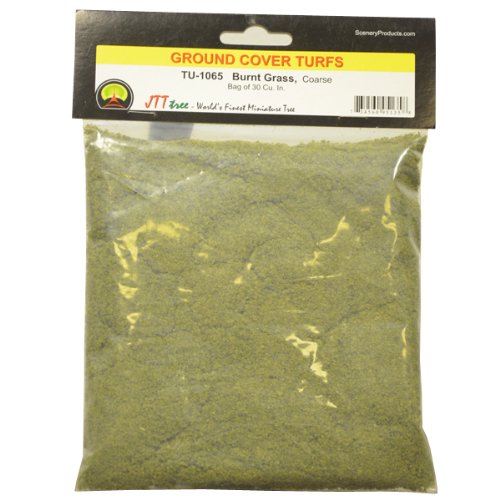JTT Scenery Products Ground Cover Turf, Burnt Grass, Coarse/30 Cubic Inch