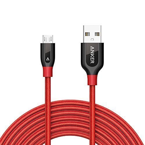 Anker PowerLine+ Micro USB (10ft) The Premium Durable Cable [Double Braided Nylon] for Samsung, Nexus, LG, Motorola, Android Smartphones and More