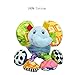 Infant Baby Soft Animal Vibrating Car Seat Stroller Plush Toys Hanging Bell Rattles Doll - Elephant
