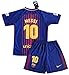 NEW 2017/2018 Messi #10 FC Barcelona Home Jersey & Shorts for Kids/Youth (11-13 Years Old)