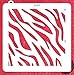 American Confections Animal Print Cookie Stencil Zebra, Giraffe - Set of 3