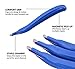 KTRIO Staple Remover Professional Magnetic Easy Staple Removers Stapler Remover Staple Remover Tool Staple Puller Remover Staple Pullers for Office, School and Home 3Pack Blue