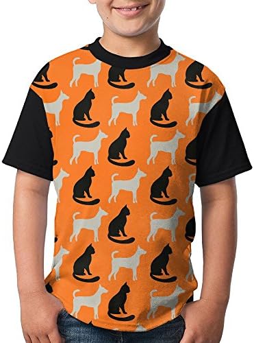 Animal Cat And Dog Pattern Boy's Novelty 3D Print Undershirt Tees Compression Ultra SoftÂ  Raglan Tees Tops