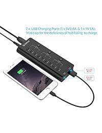 ORICO 10 puertos USB 2.0 Hub con sin inteligente Puerto de carga