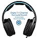 New Updated SADES Spirit Wolf 7.1 Surround Stereo Sound USB ComputerGaming Headset with Microphone,Over-the-Ear Noise Isolating,Breathing LED Light For PC Gamers (Black Blue)thumb 4