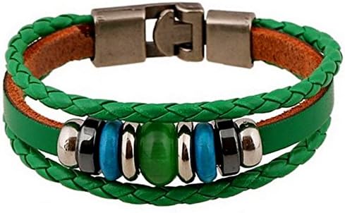 FLANCO Couple Bracelet Hand-Woven Multi-Color Leather Bracelet£¨C5£