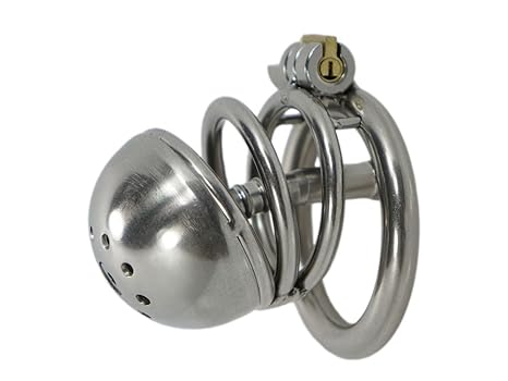 'Ring CB Steel V2 mit Dilator' Edelstahl Peniskäfig, Keuschheitsgürtel für Männer (Cockring 50 mm)