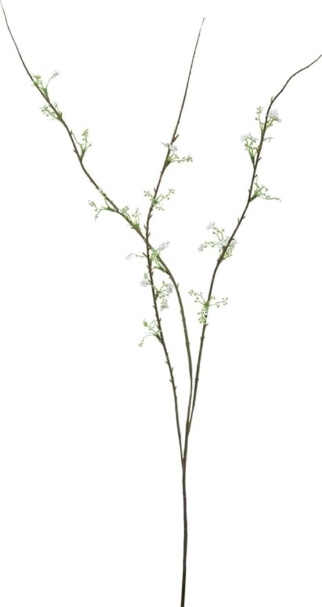 Amazon ポピー Popy 造花 ユキヤナギ ホワイト 全長57cm 花径1 5cm Fa 7217w 造花 オンライン通販