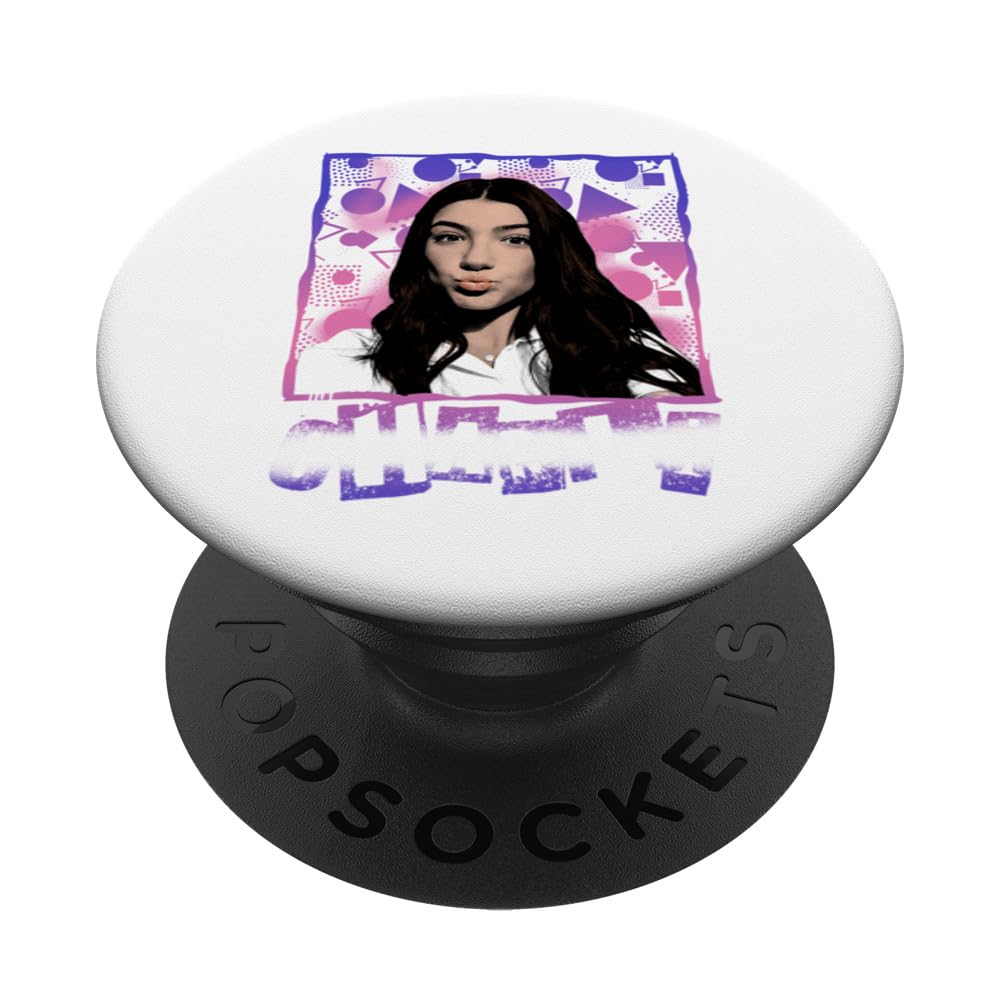 Official Charli D'Amelio Abstract Light Kiss PopSockets Swappable PopGrip
