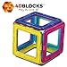 4DBlocks - Play it , Love it! - Magnetic Building Block Set – 40 Pieces – Promotes Creativity, Imagination & Brain Development – The Best Combination Of Recreation & Education For Children
