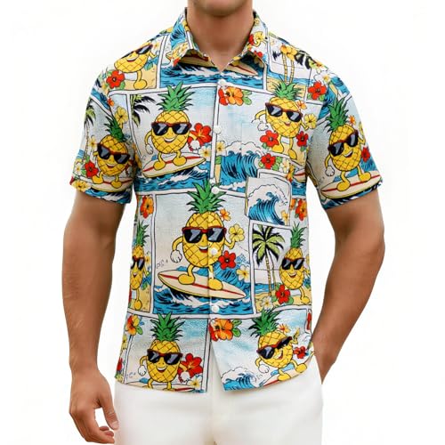 Hawaiian Shirts Short Sleeve Button Down Shirt