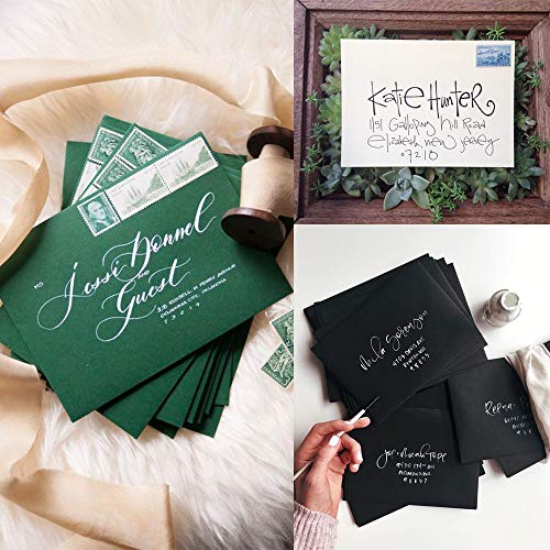 Supla 90 Pcs 18 Color A7 Envelopes Invitation Envelopes Business Envelopes Blank Envelopes Square Flap Envelopes 5-1/4 X 7 1/4 for Wedding Birthday 5 x 7 Photo Note Message Card Making Supplies