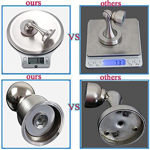 image for Gudui Magnetic Door Stop, Stainless Steel Door Stopper Door Holder, Br