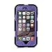 Iphone 6 Case, Aceguarder® New Hot [Shockproof] [Light Weight] [Rainproof] Extreme Duty Screen Protector Cover Case with Stand for Iphone 6 4.7 Inch (Black/purple)