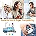 Wireless Earbuds, Bluetooth Earbuds Wireless Stereo Earphones with Mic, Mini in-Ear Earbuds with Charging Case, Sports Earbuds Earpiece w/Microphone for All Smartphones Android Samsung Huawei -White