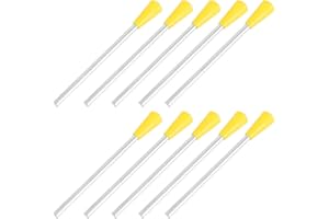 Abaodam 10pcs Mallet Percussion Triangle Iron Sticks Mallets Triangle Percussion Beaters Iron Sticks Stricker Kids Toys Child Puzzle Plastic Hit The Ball, 20C10RLPQ580I5