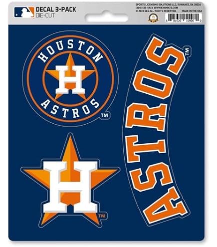 Houston Astros Decal - Vinyl Car Or Wall Sticker - Multiple Sizes Available
