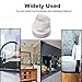 AurGun Caulk Strip PE Self-Adhesive Waterproof Sealing Tape Decorative Sealant Trim for Kitchen Bathroom Tub Shower Floor Wall Edge Protector- (White, 131.8x1.5 Inches)