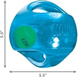 KONG Jumbler Ball Fetch Toy with Tennis Ball for Dogs Medium Large view 5