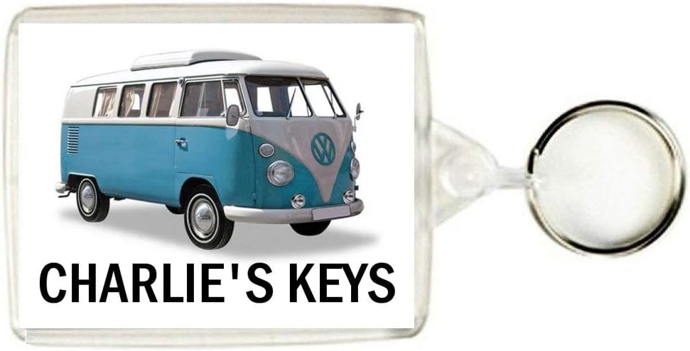 personalised campervan keyring