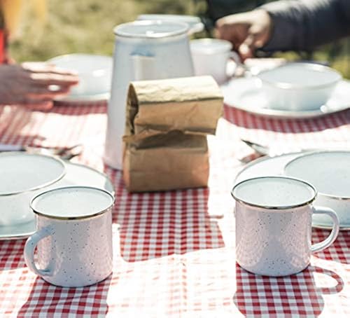 Stansport Enamel Percolator Coffee Pot Mug Set (11230-03