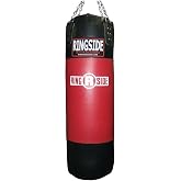 Ringside Soft Filled Powerhide Heavy Bag | 2-inch foam liner, chain &amp; swivel included, D-ring bottom anchor, boxing MMA Muay Thai, home &amp; commercial gym