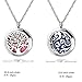 Tree of Life 316L Stainless Steel Essential Oil Diffuser Necklace Pendant Jewelry 23.4