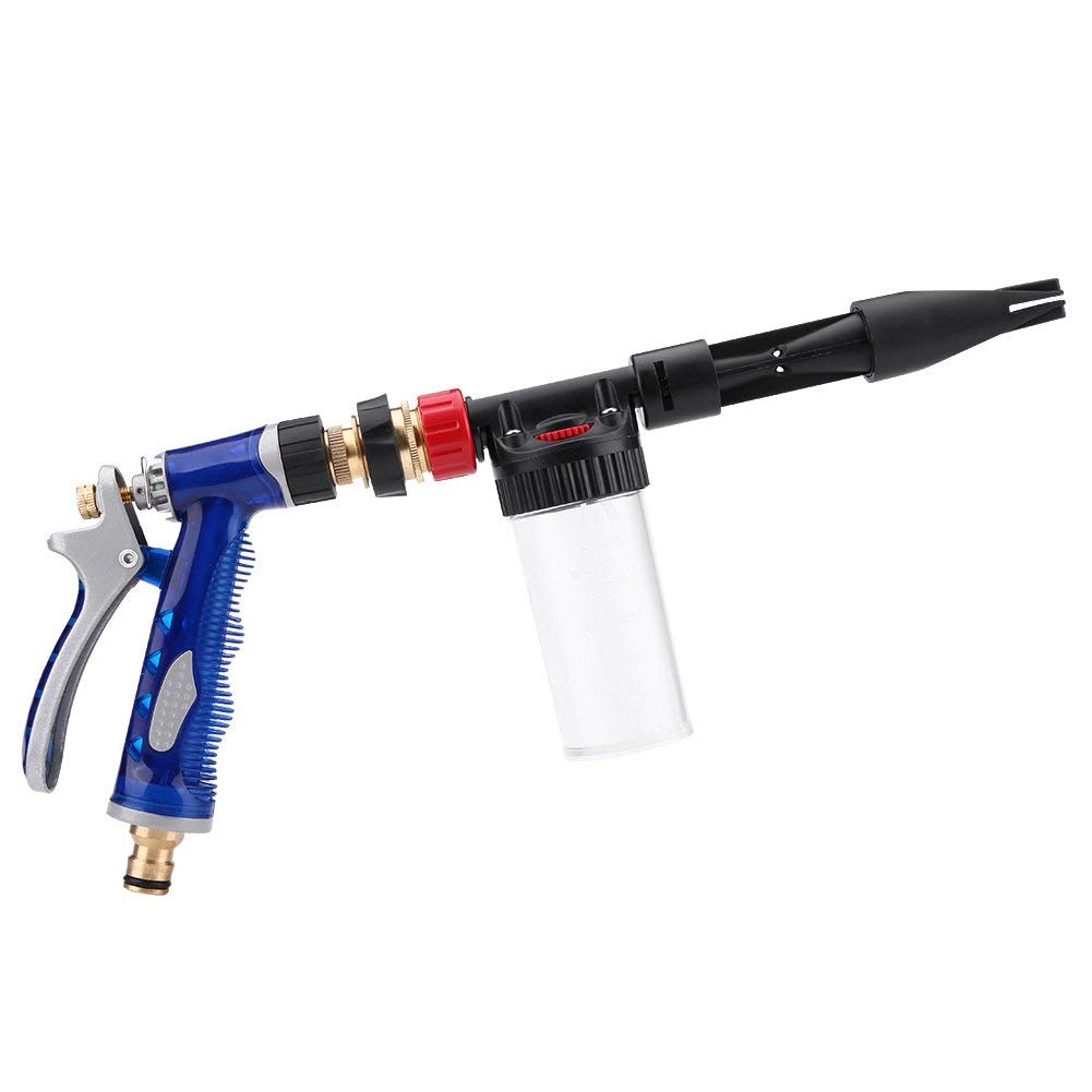 Keenso Pressure Car Cleaning Tool, High Pressure Foam Cannon Gun Foam Sprayer Gun Tool Foam Gun Foam Wash Bundle Foam Water Gun Car Cleaning Tool