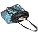 newplenty Beach Tote Bags Travel Totes Bag Shopping Zippered Tote for Women Foldable Waterproof Overnight Handbag