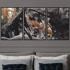 signwin 3 Piece Framed Canvas Wall Art Spiritual...