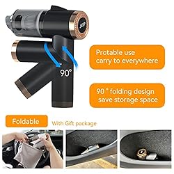 KIKIMO Car Vacuum Cleaner for Jeep, Foldable