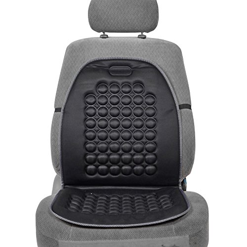 Magnetic Bubble Seat Cushion - Massage Therapy - 1pc Padded Cover (Black) - Thumbnail 2