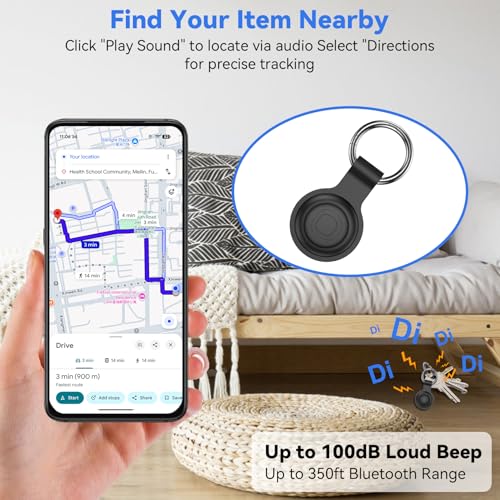 GPS Tracker for Cars, 2 Pack Air Tracker Android and iOS, Magnetic GPS for Cars, IP68 Waterproof Car Locator Global Coverage Real Time Tracking Vehicle/Motorcycle, Without SIM without Subscription
