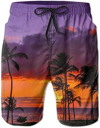 ZADEAS Gentleman Casual Fashion Cute Hawaii Style Beach Shorts Swim Trunks