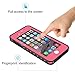 iPhone 7 Waterproof Case, Effun IP68 Certified Underwater Waterproof Shockproof Dirtproof Full Sealed Case Cover for iPhone 7 (4.7 inch) Pink [New Version]