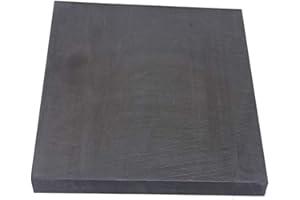 OTOOLWORLD 99.9% Purity Graphite Ingot Block EDM Graphite Plate Milling Surface (100MMx100MMx10MM) (1)