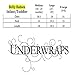 Underwraps Baby's Rabbit Belly-Babies, White/Pink, Medium