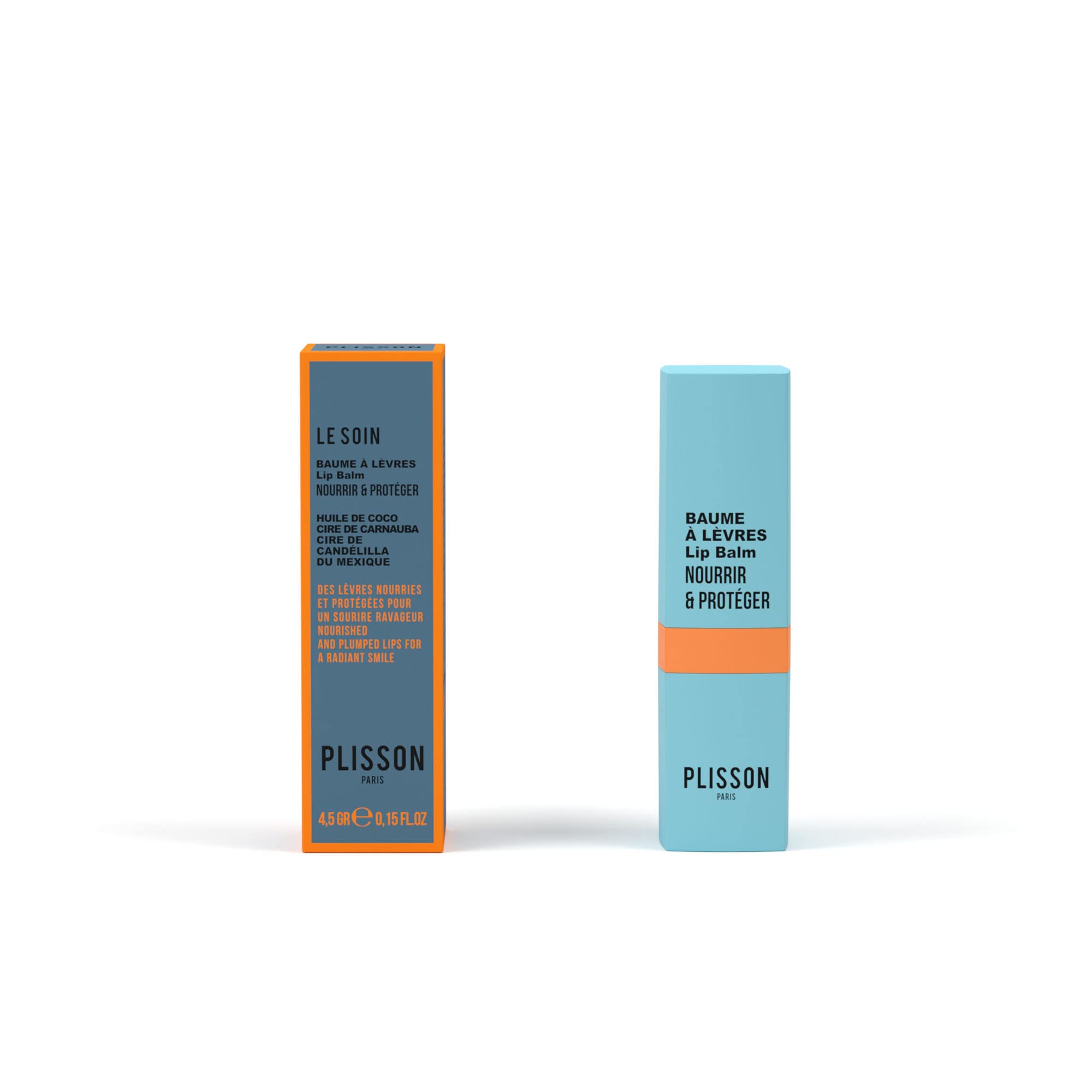 PLISSON Plisson - Lip Balm for Men - 97% ingredients of natural origin, shea butter, jojoba oil, coconut wax, carnauba wax and candelilla from Mexico - 4.5 g