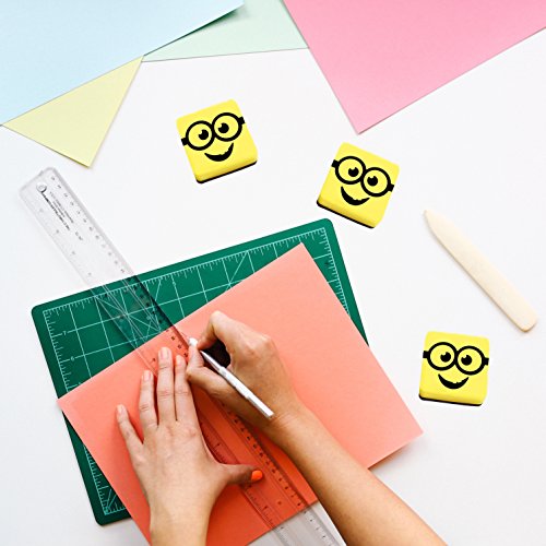 Magnetic Whiteboard Erasers | 12 Pack, 2 inch Magnetic Eraser, Ideal for Classrooms, Offices, Home, Teachers, Children. 100+ Video Recipes Ebook.