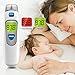 MIBEST Forehead and Ear Thermometer (2-in-1) - Digital Medical Baby, Kids, and Adult Infrared Thermometer - Child Temporal Thermometer with Fever Alert - 2 in 1 in Ear Temperature Thermometer