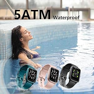 Hafury Smartwatch Tracker Fitness Orologio 1.3 Pollici Display touchscreen Donna Uomo Bambini IP 5ATM… - immagine 5