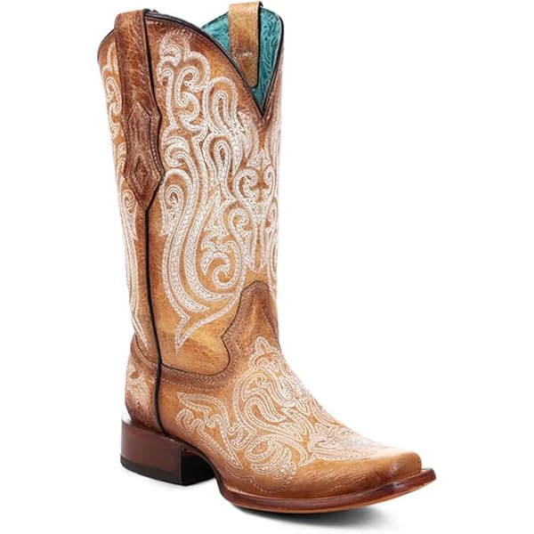 Amazon.com | CORRAL LADIE'S METALLIC ROSE GOLADIE'S EMBROIDERY