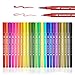 ai-natebok Dual Tip Brush Marker Pens, 24 Colors 0.4 Fine Tip Markers & Brush Pen for Bullet Journal Adults Coloring Book Note Taking Writing Planning Art Project