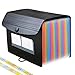 Accordian File Organizer 24 Pockets, A4/Letter Size Expanding File Folders with 30 Indentations Expandable Lid,Portable Accordion Filing Box/Desktop Paper Bill Receipt Document Storage Folders Plastic
